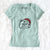 Jolly Persian Cat - Mila - Women's V-neck Shirt