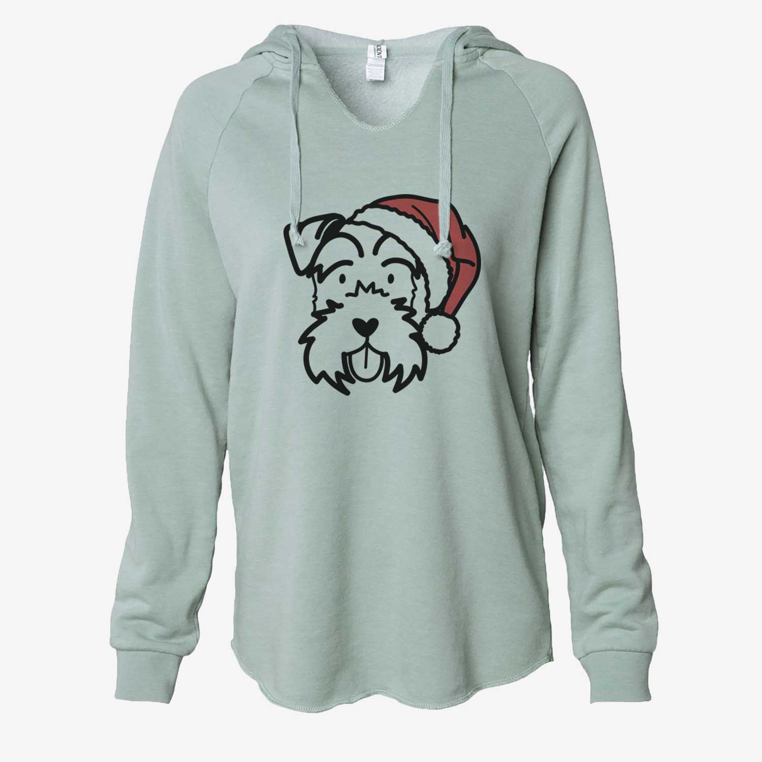 Jolly Miniature Schnauzer - Cali Wave Hooded Sweatshirt