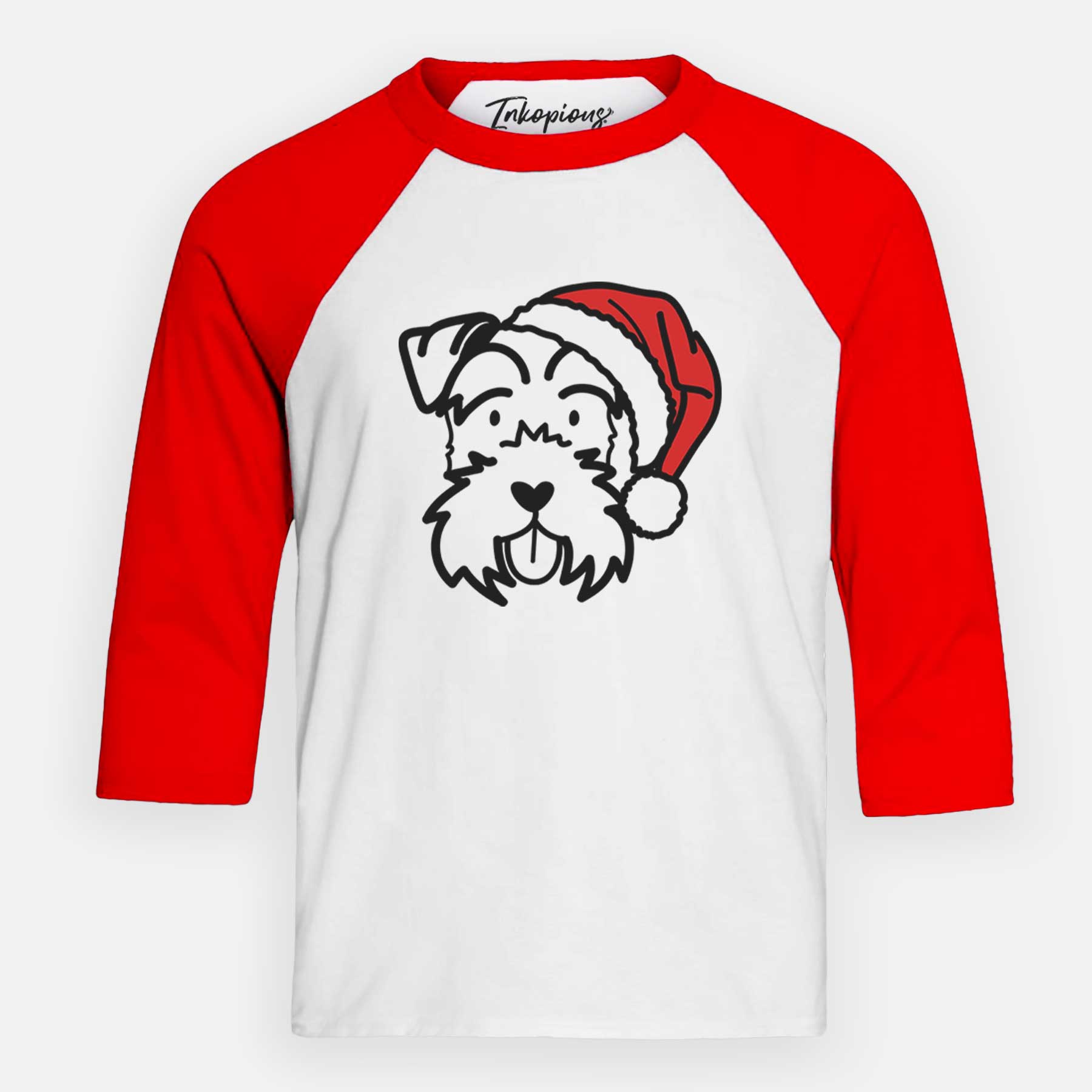 Jolly Miniature Schnauzer - Youth 3/4 Long Sleeve