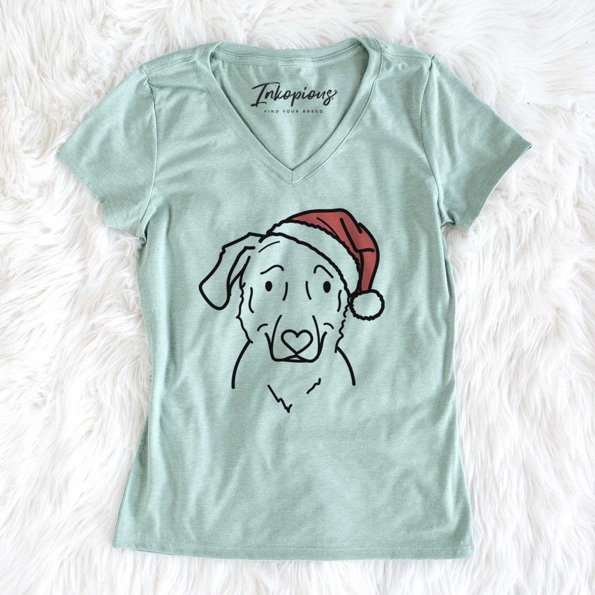 Jolly Golden Retriever Mix - Mitzi - Women&#39;s V-neck Shirt