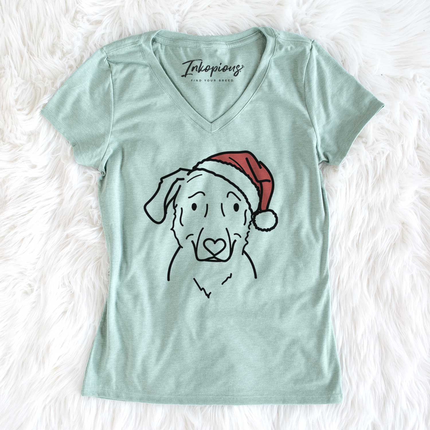 Jolly Golden Retriever Mix - Mitzi - Women's V-neck Shirt