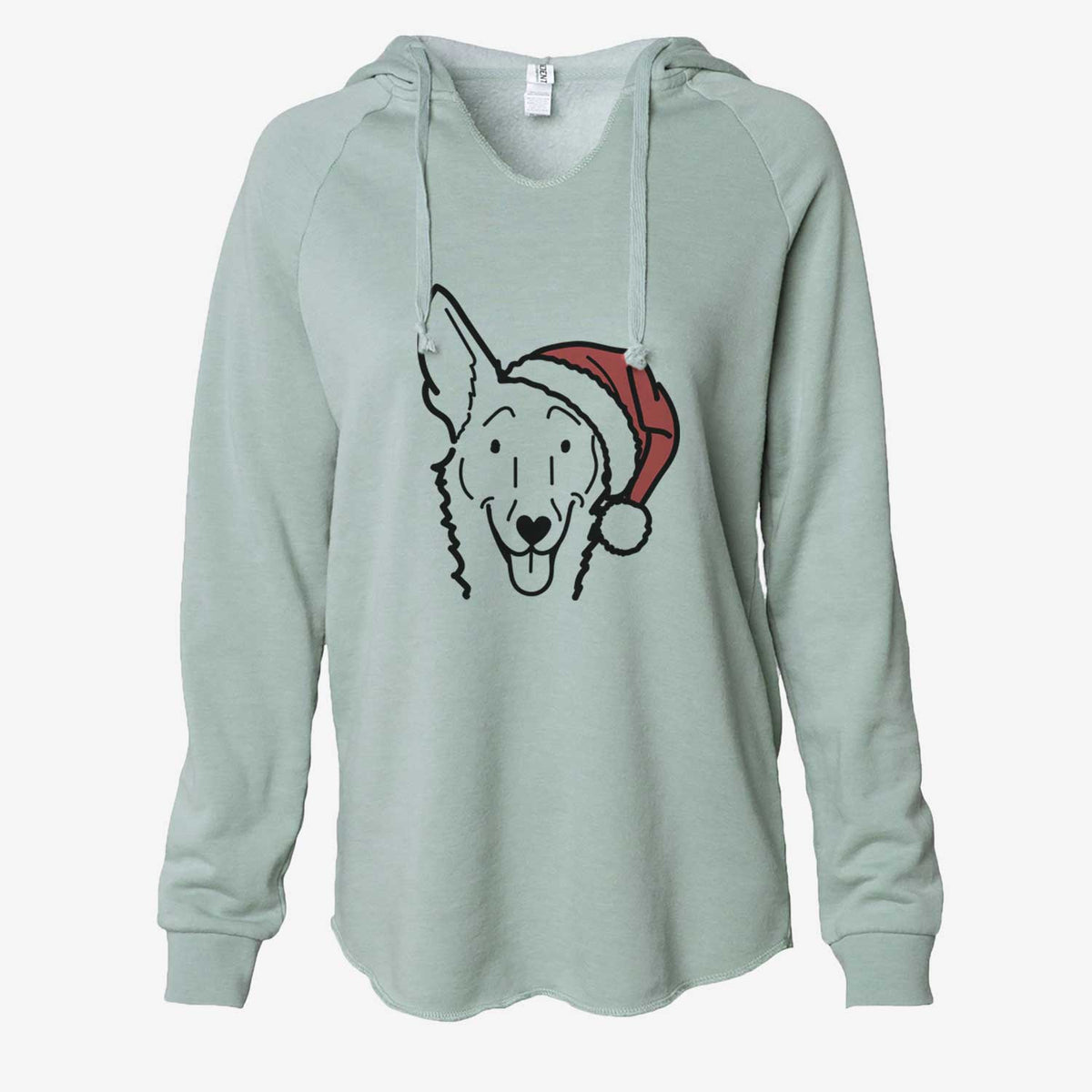 Jolly Carolina Dog - Mochi - Cali Wave Hooded Sweatshirt