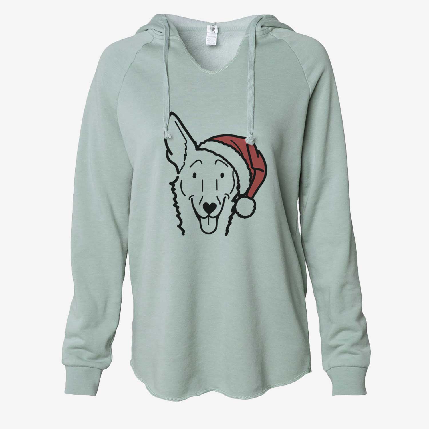 Jolly Carolina Dog - Mochi - Cali Wave Hooded Sweatshirt