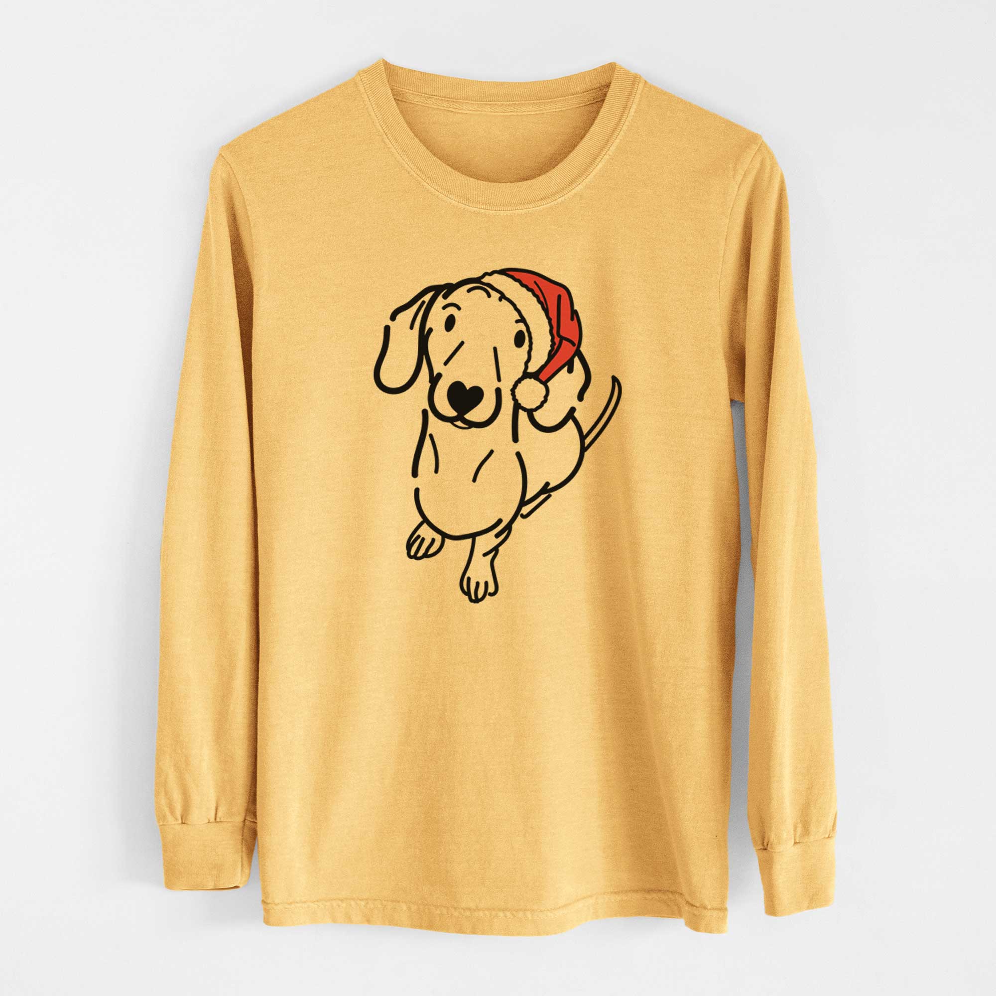 Jolly Dachshund - Moxie - Heavyweight 100% Cotton Long Sleeve