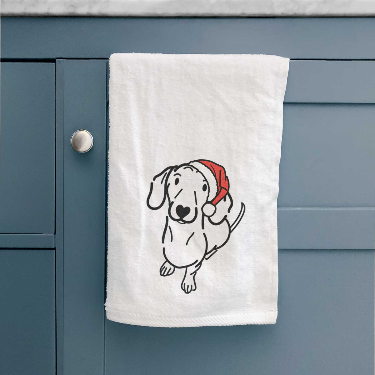 Jolly Dachshund - Moxie - Decorative Hand Towel