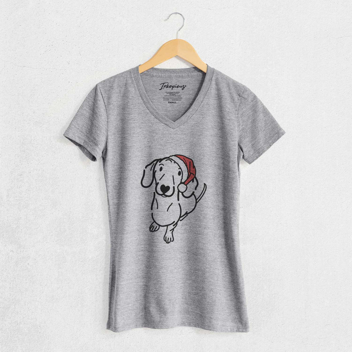 Jolly Dachshund - Moxie - Women's V-neck Shirt