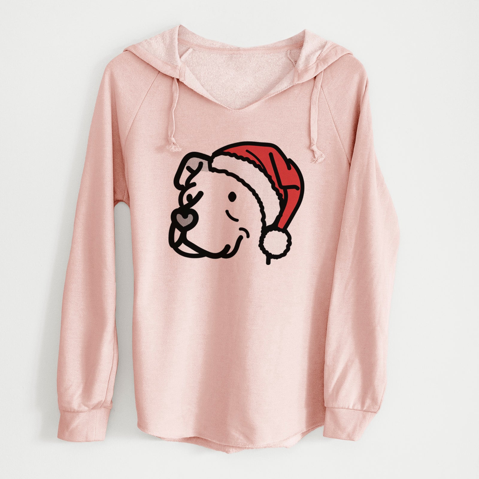 Jolly Pitbull Mix - Mr. Sir - Cali Wave Hooded Sweatshirt