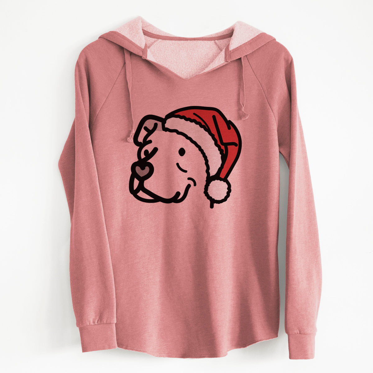 Jolly Pitbull Mix - Mr. Sir - Cali Wave Hooded Sweatshirt