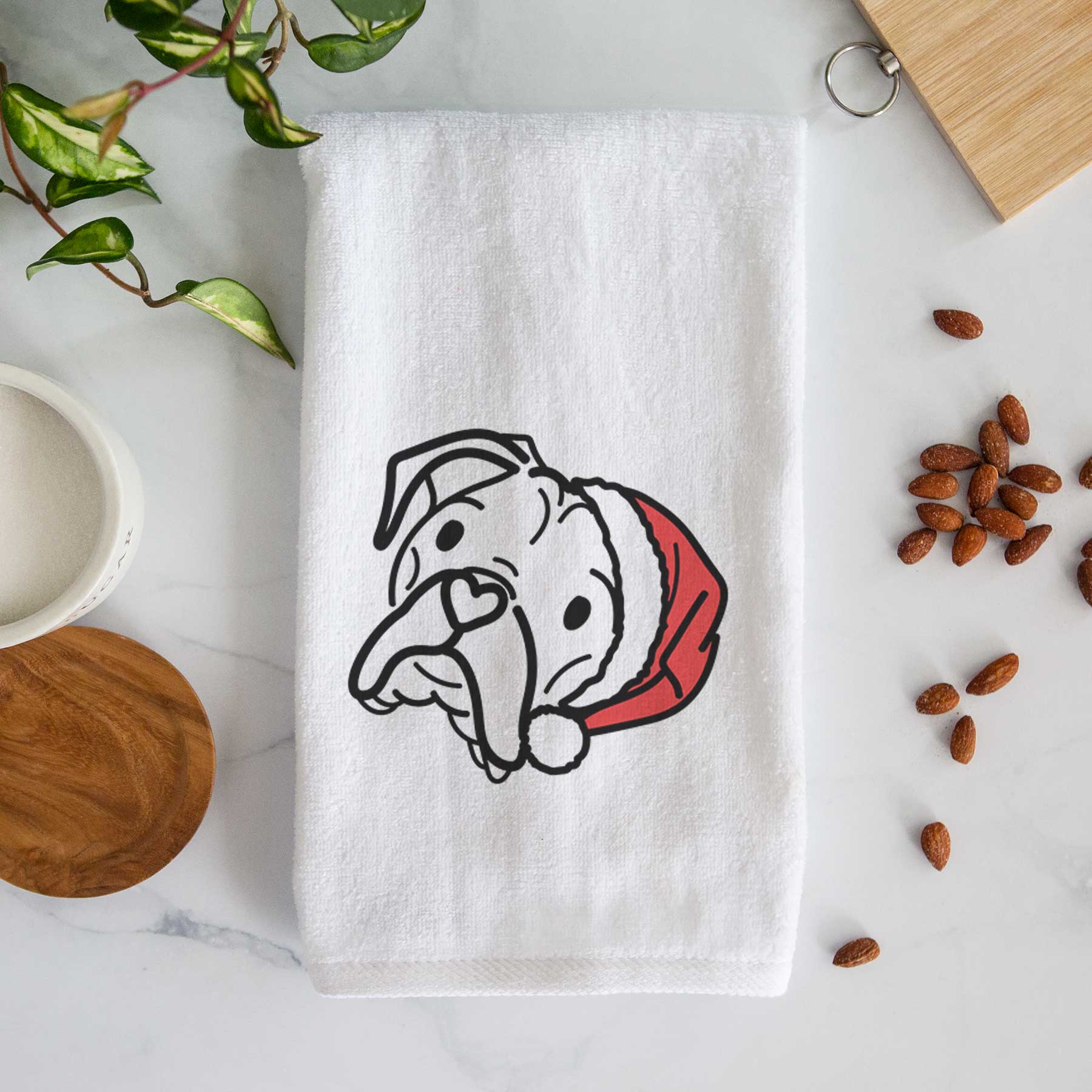 Jolly Boxer - Noodle - Decorative Hand Towel