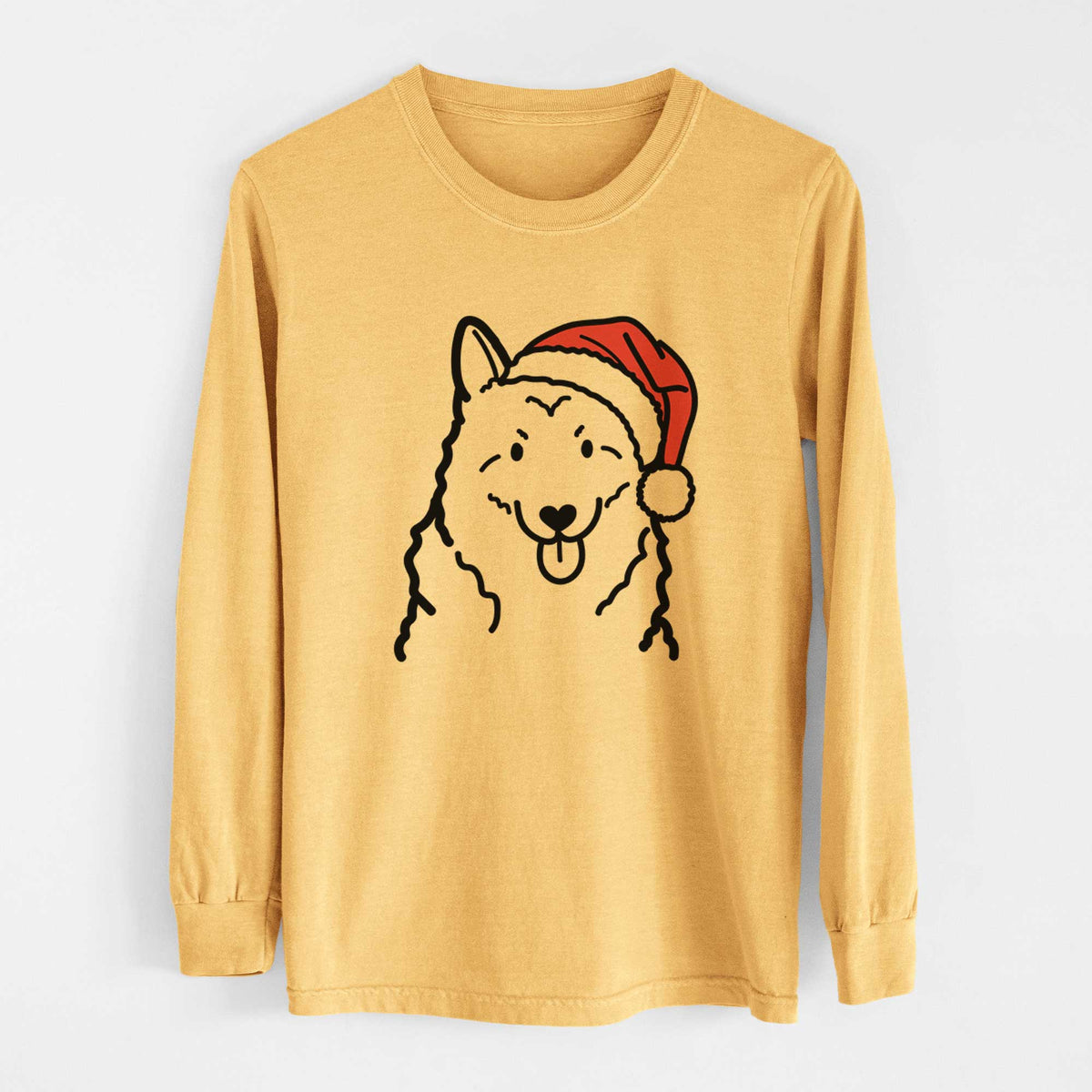 Jolly Norwegian Elkhound - Heavyweight 100% Cotton Long Sleeve