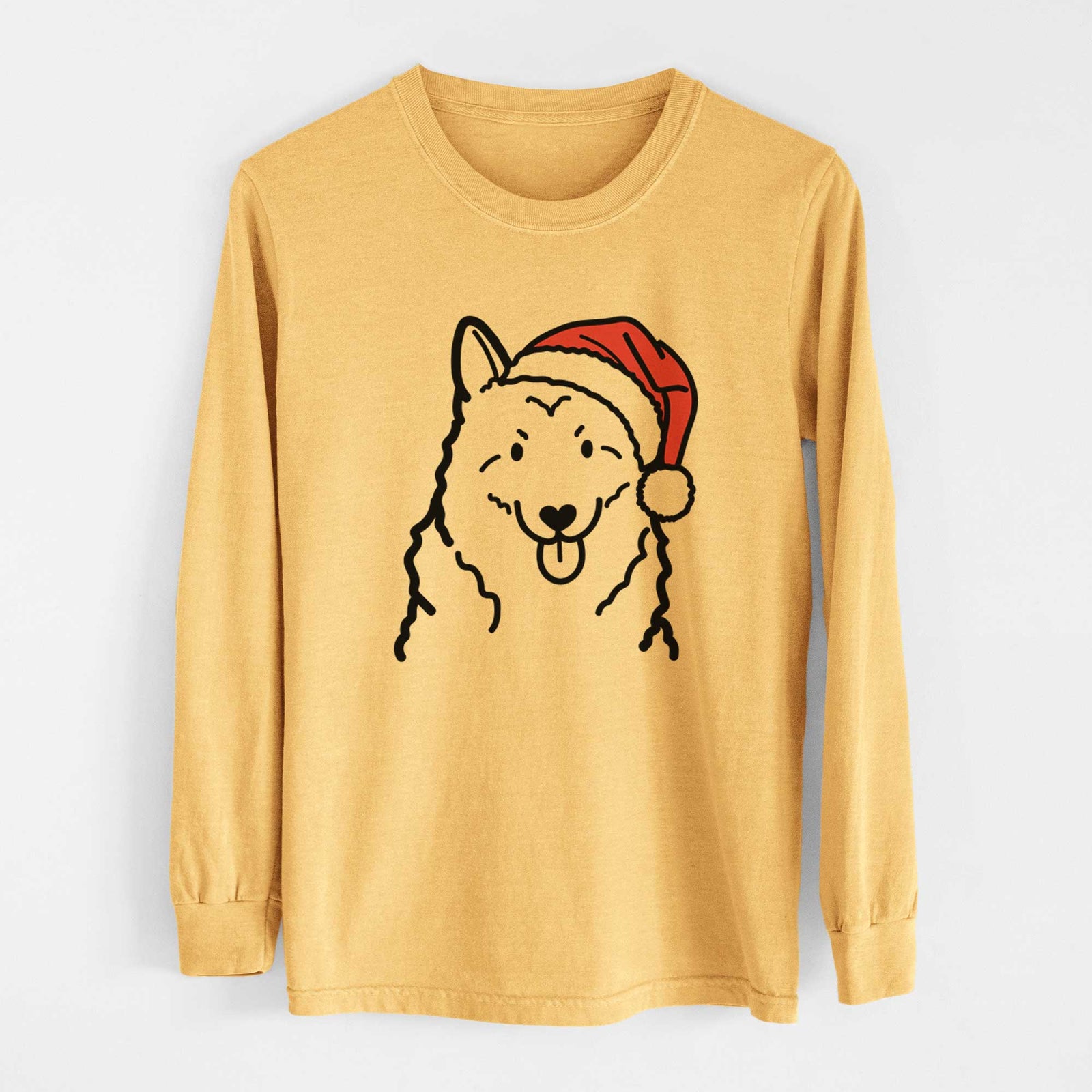 Jolly Norwegian Elkhound - Heavyweight 100% Cotton Long Sleeve