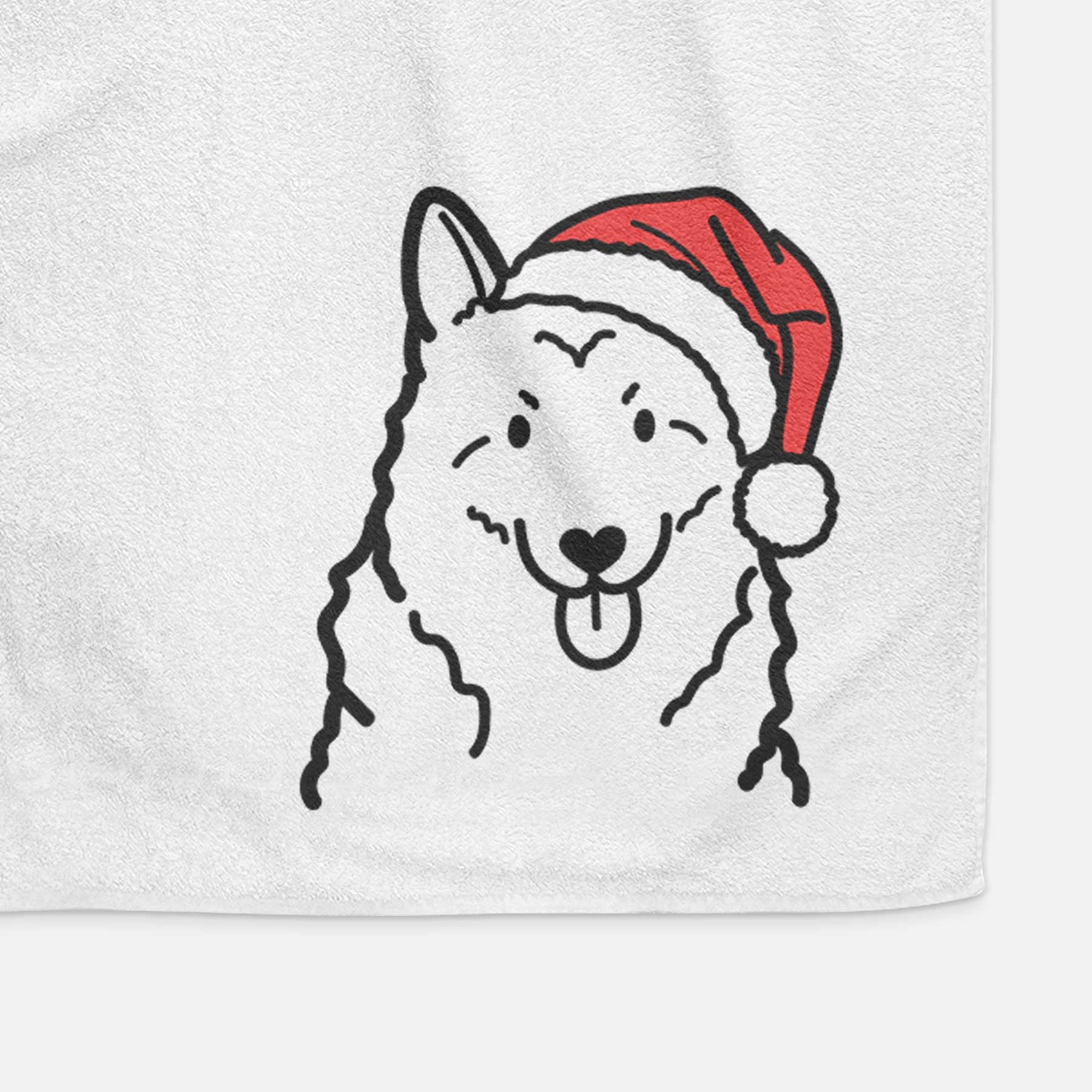 Jolly Norwegian Elkhound - Decorative Hand Towel