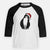 Jolly Tuxedo Cat - Oliver - Youth 3/4 Long Sleeve