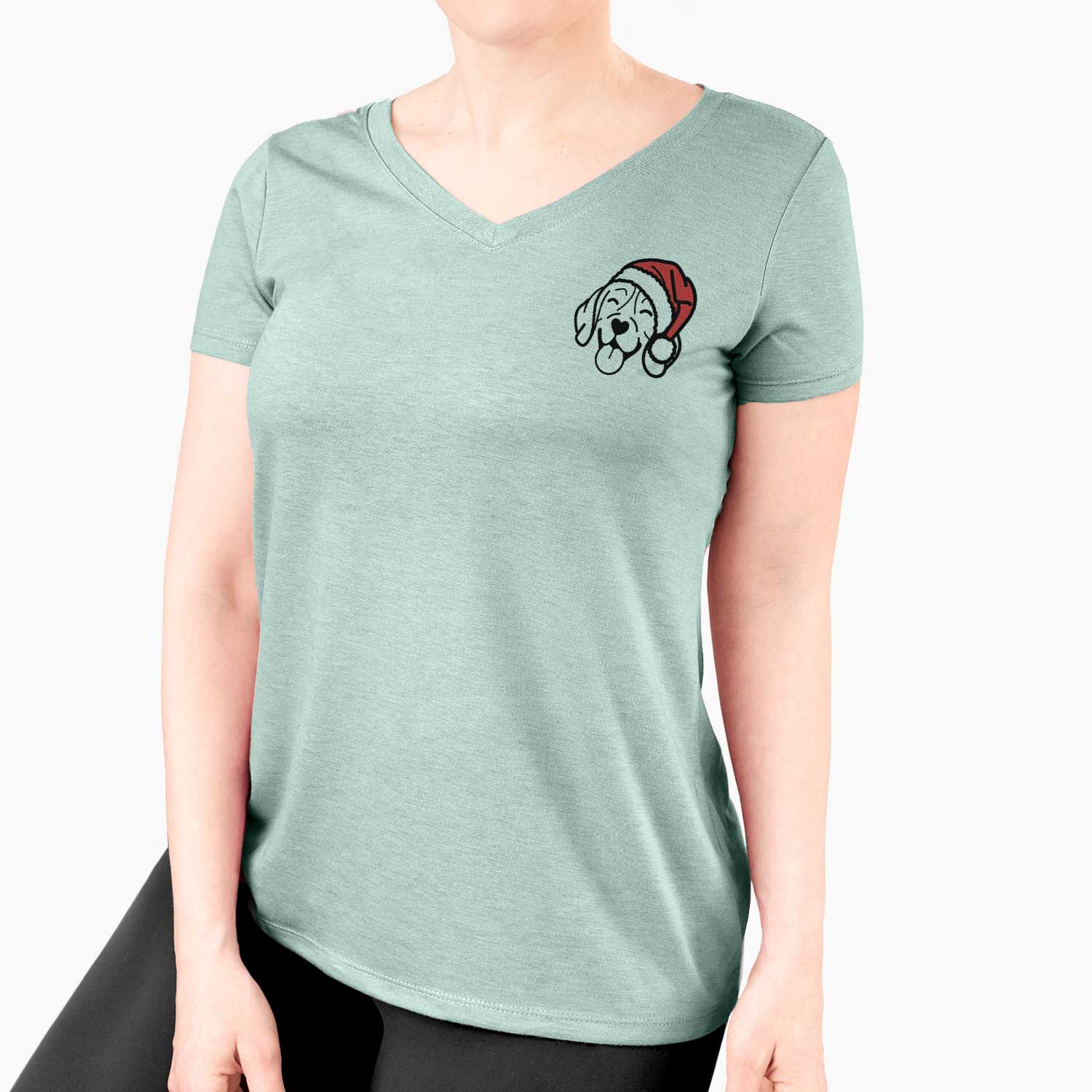 Jolly Beagle - Women's V-neck Shirt