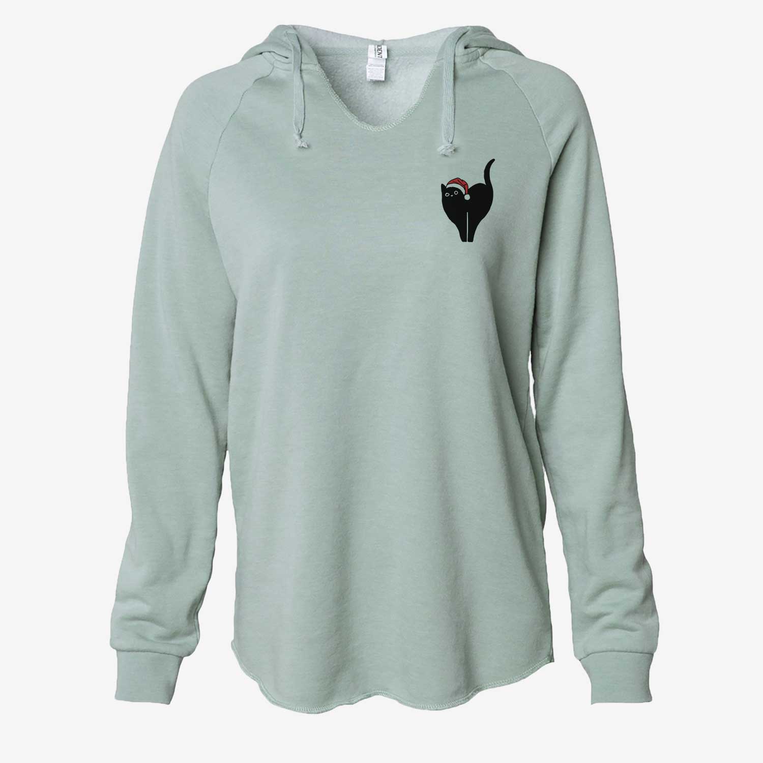 Jolly Black Cat - Bella - Cali Wave Hooded Sweatshirt