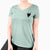 Jolly Black Cat - Bella - Women's V-neck Shirt