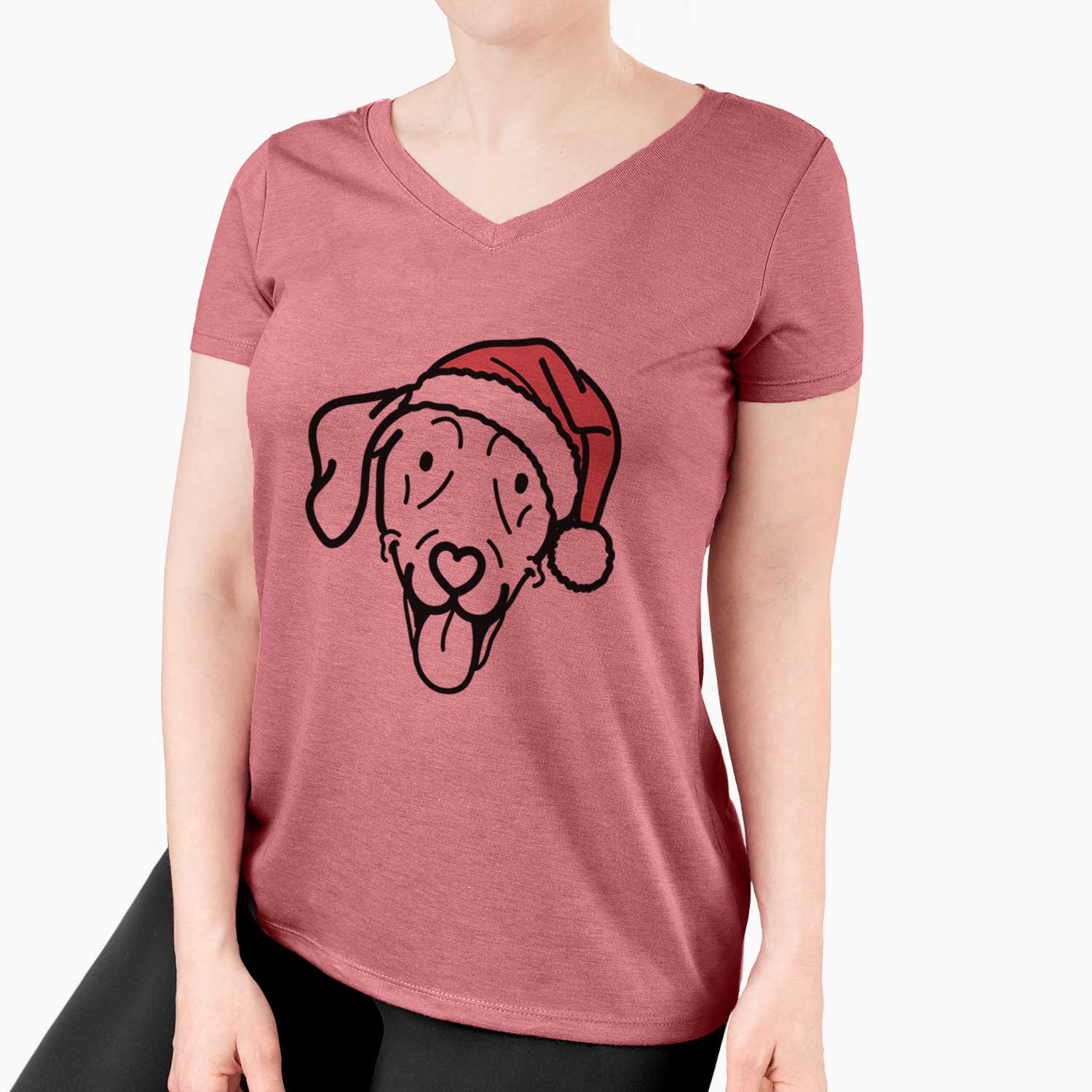 Jolly Weimaraner - Paco Lobo - Women's V-neck Shirt