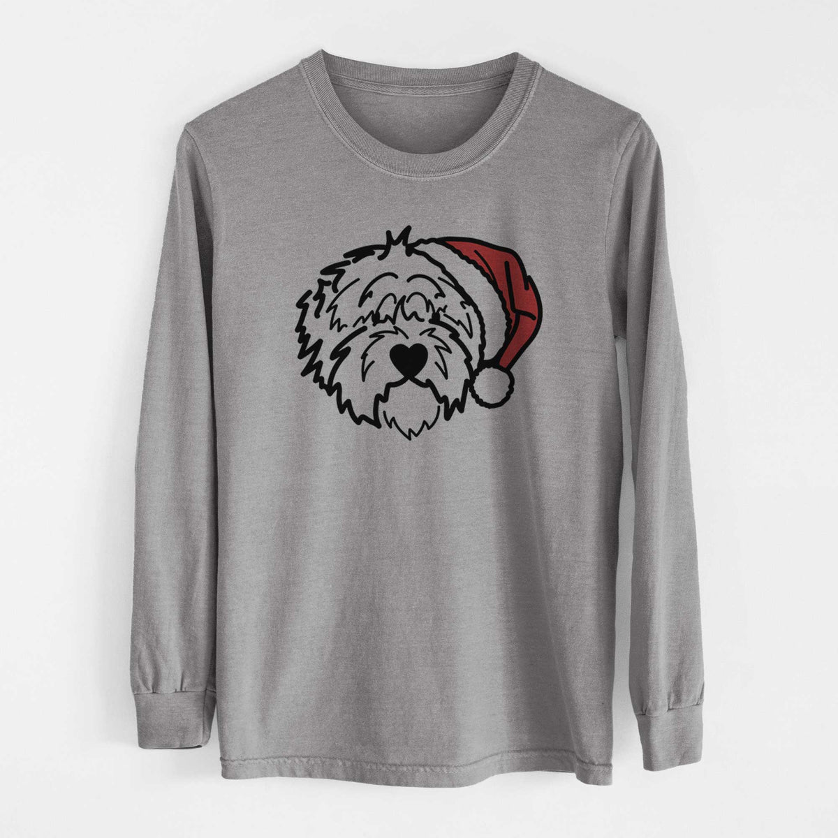 Jolly Old English Sheepdog - Penny - Heavyweight 100% Cotton Long Sleeve