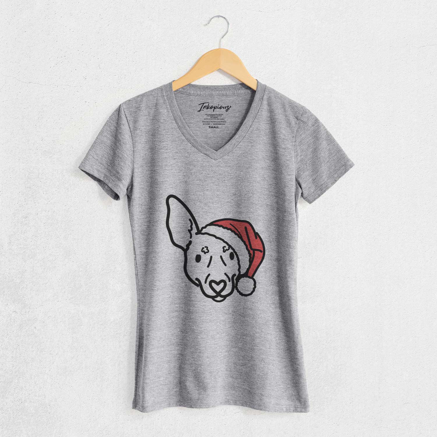 Jolly Rat Terrier - Penny - Women's V-neck Shirt