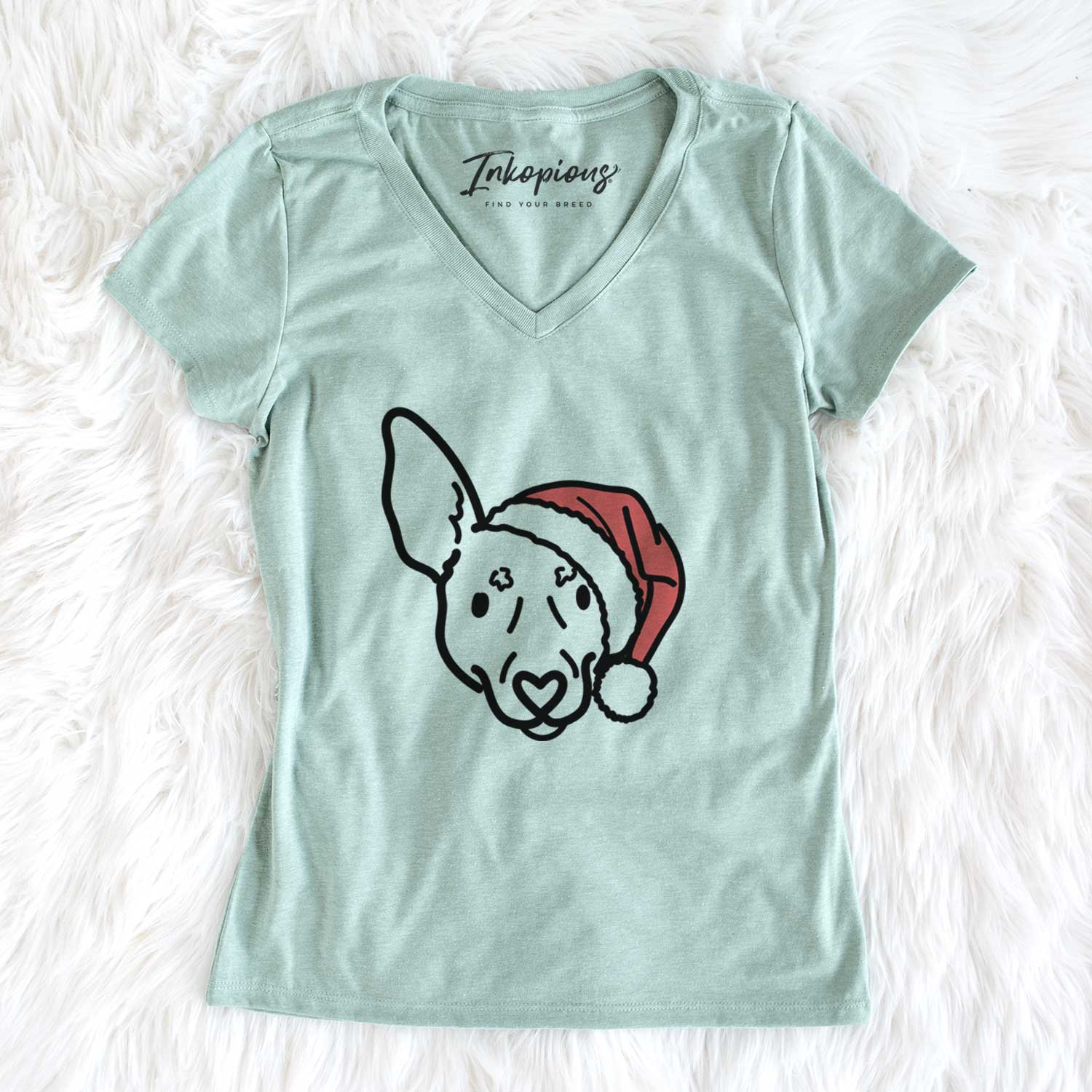 Jolly Rat Terrier - Penny - Women's V-neck Shirt