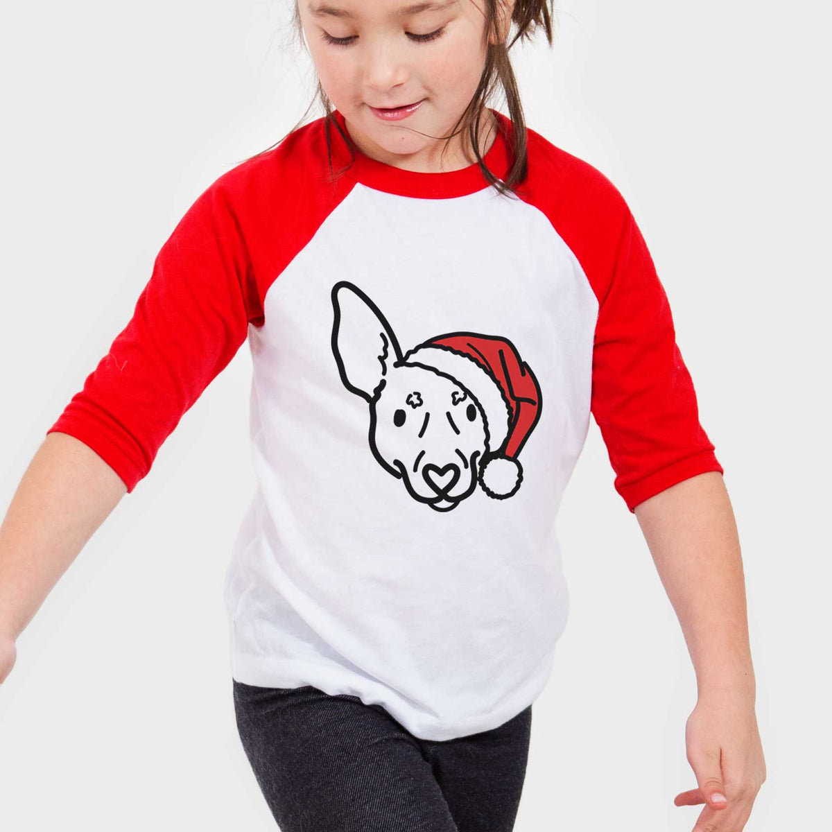 Jolly Rat Terrier - Penny - Youth 3/4 Long Sleeve