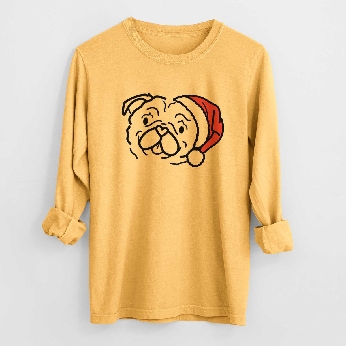Jolly Pug - Pip - Heavyweight 100% Cotton Long Sleeve