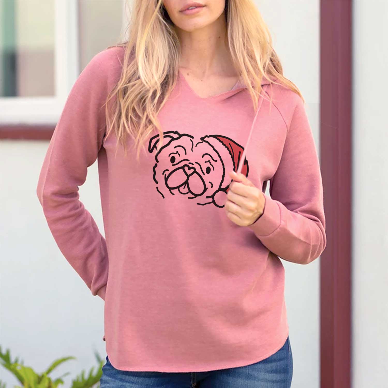 Jolly Pug - Pip - Cali Wave Hooded Sweatshirt