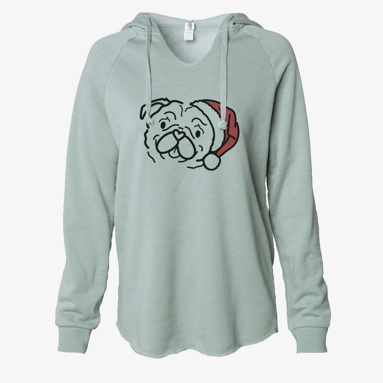 Jolly Pug - Pip - Cali Wave Hooded Sweatshirt