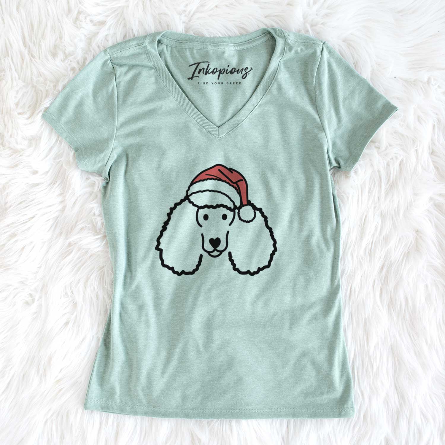 Jolly Poodle - Women's V-neck Shirt