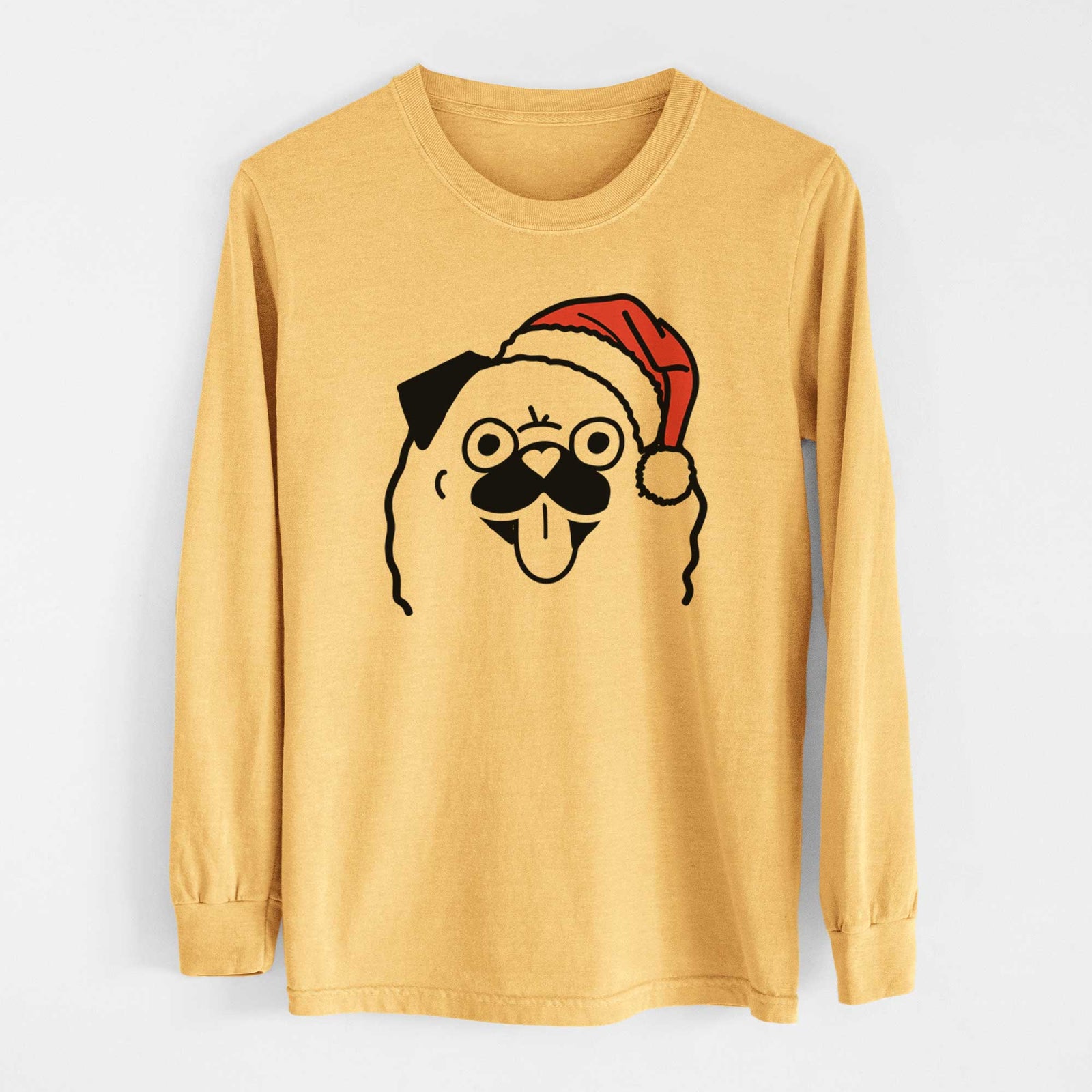 Jolly Pug - Heavyweight 100% Cotton Long Sleeve