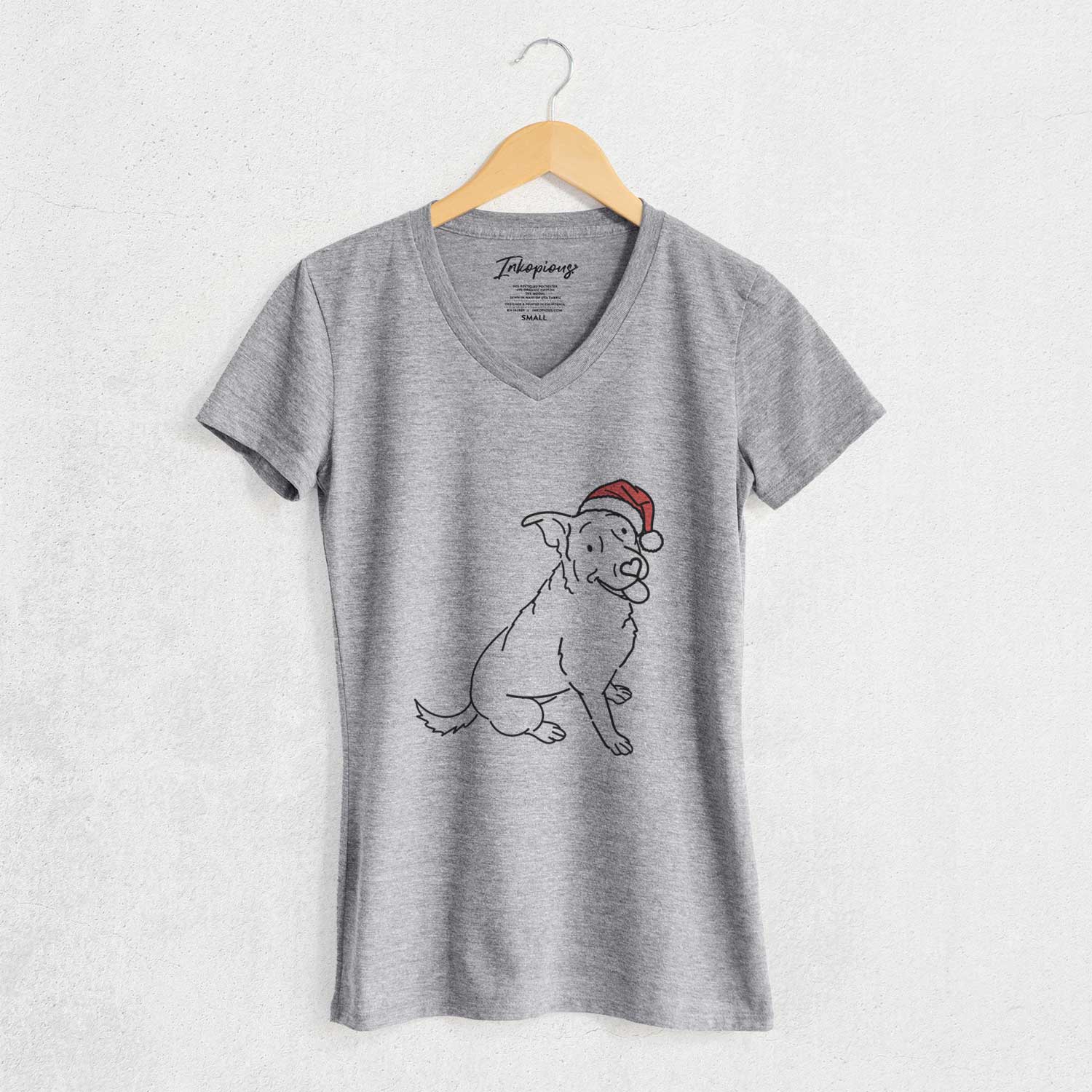 Jolly Rottweiler Mix - Rocky - Women's V-neck Shirt