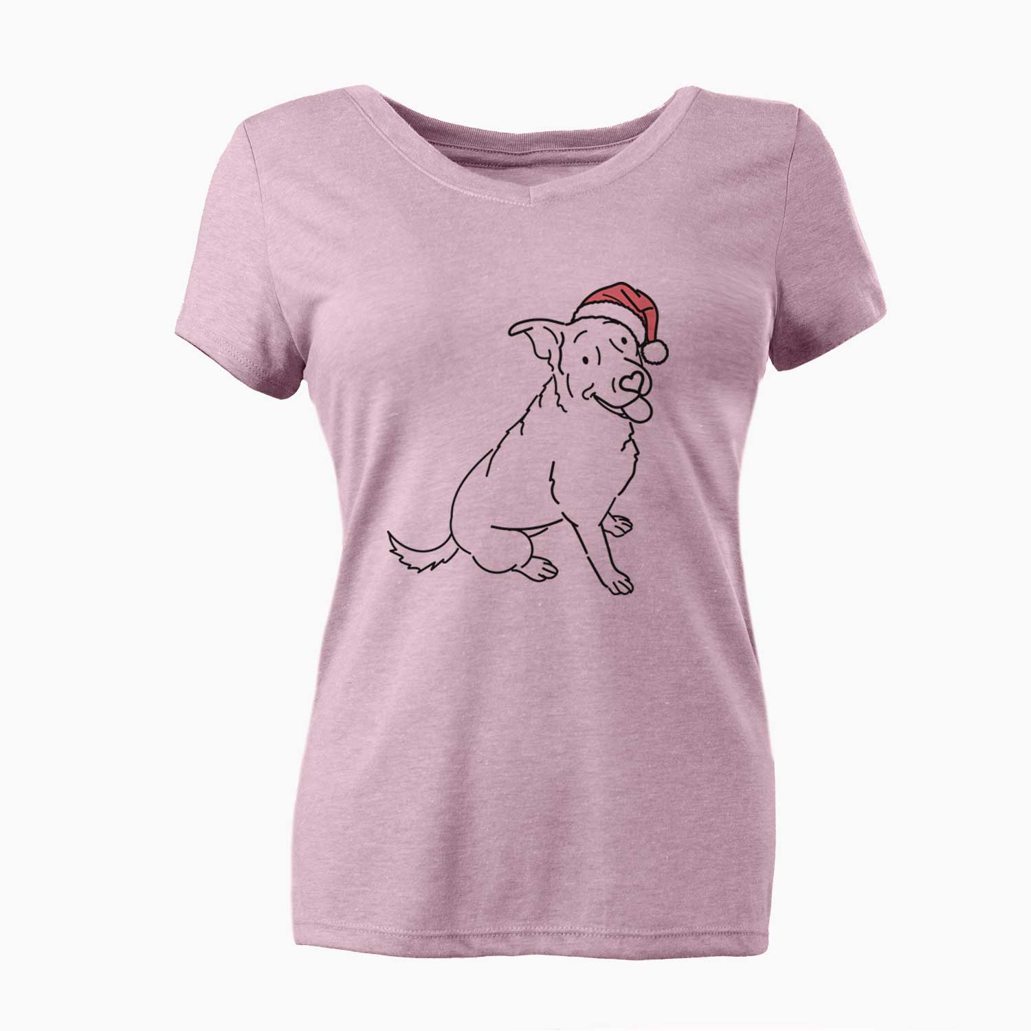 Jolly Rottweiler Mix - Rocky - Women's V-neck Shirt