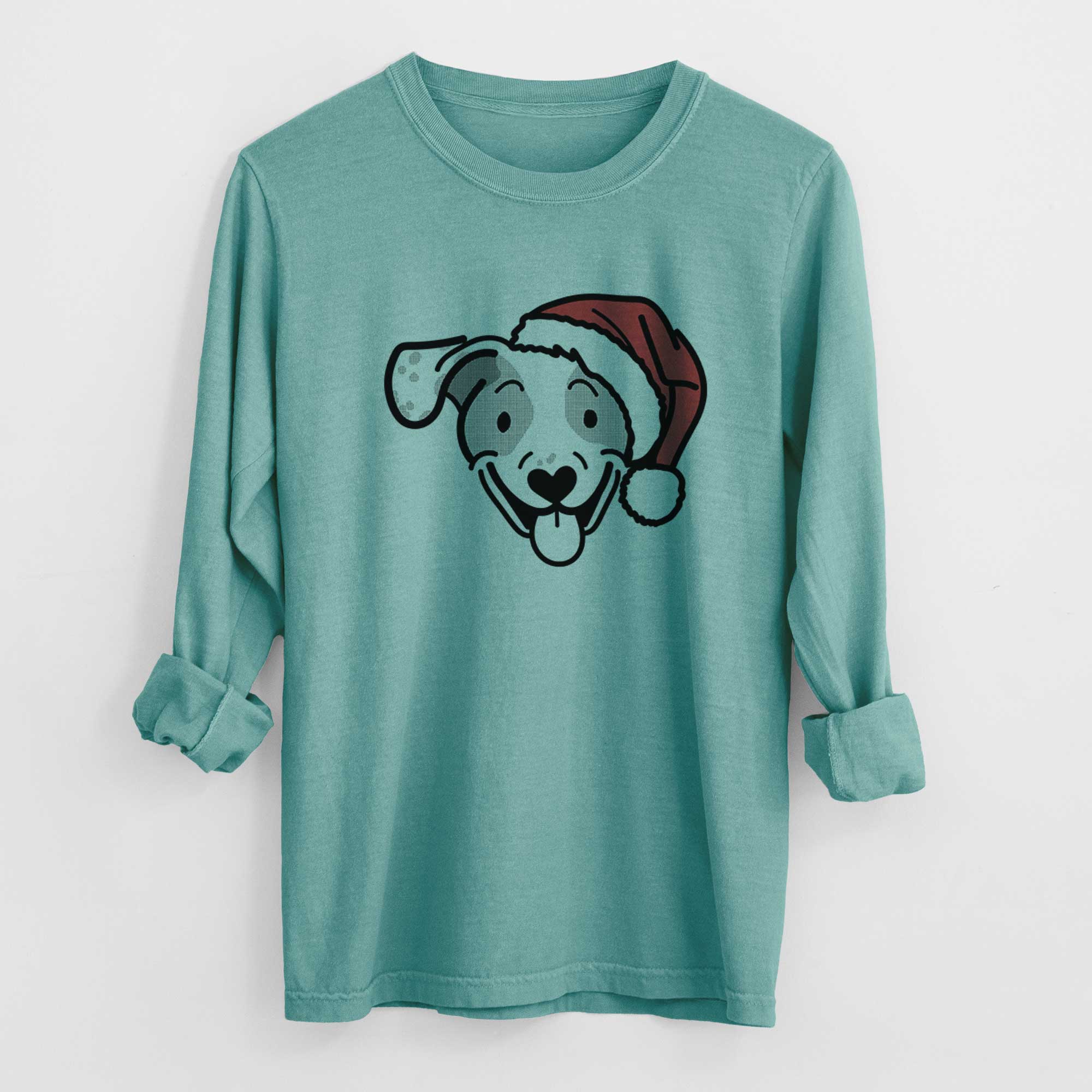 Jolly Beagle Mix - Roland - Heavyweight 100% Cotton Long Sleeve