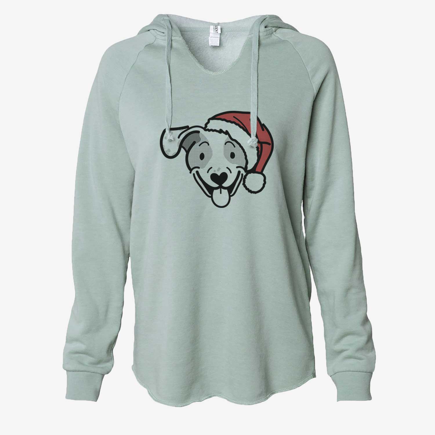 Jolly Beagle Mix - Roland - Cali Wave Hooded Sweatshirt