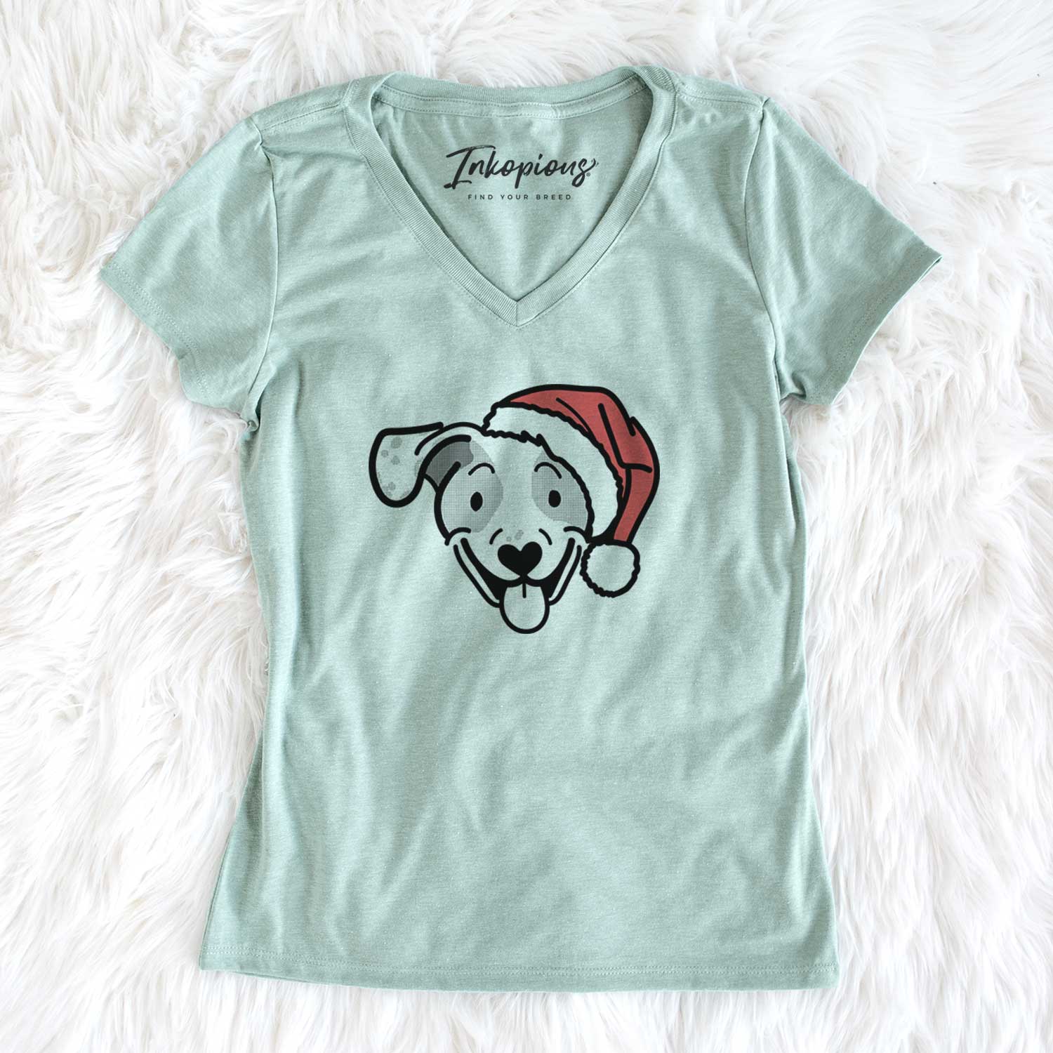 Jolly Beagle Mix - Roland - Women's V-neck Shirt