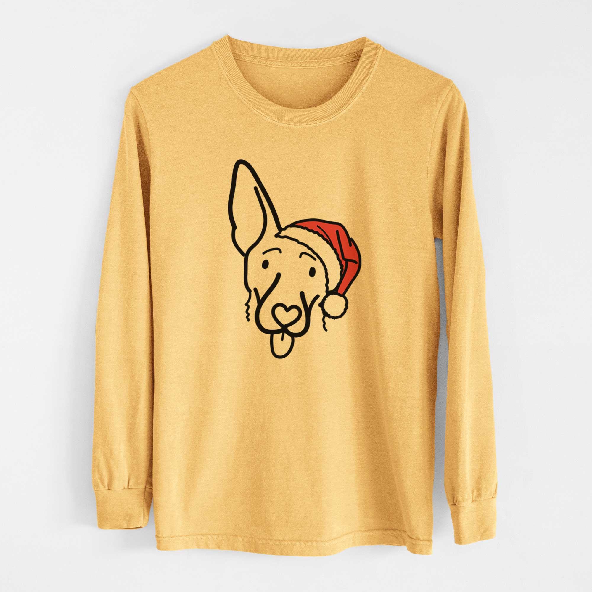 Jolly Shepherd Mix - Rosie - Heavyweight 100% Cotton Long Sleeve