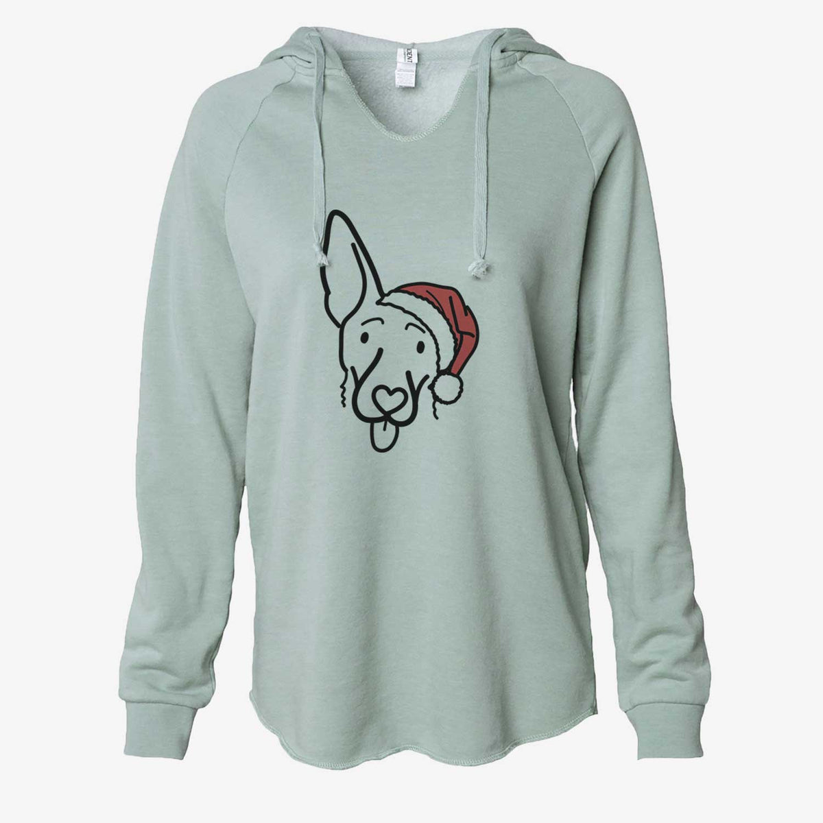 Jolly Shepherd Mix - Rosie - Cali Wave Hooded Sweatshirt