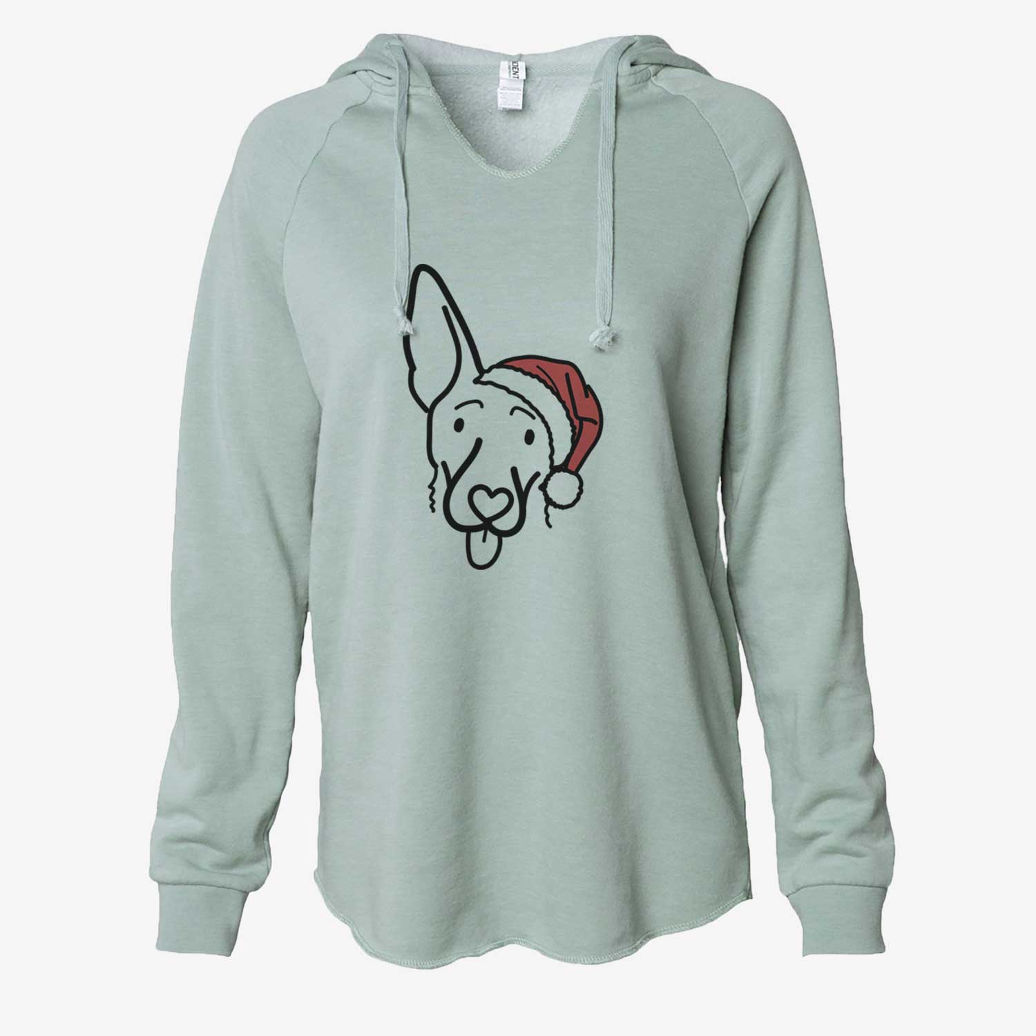 Jolly Shepherd Mix - Rosie - Cali Wave Hooded Sweatshirt