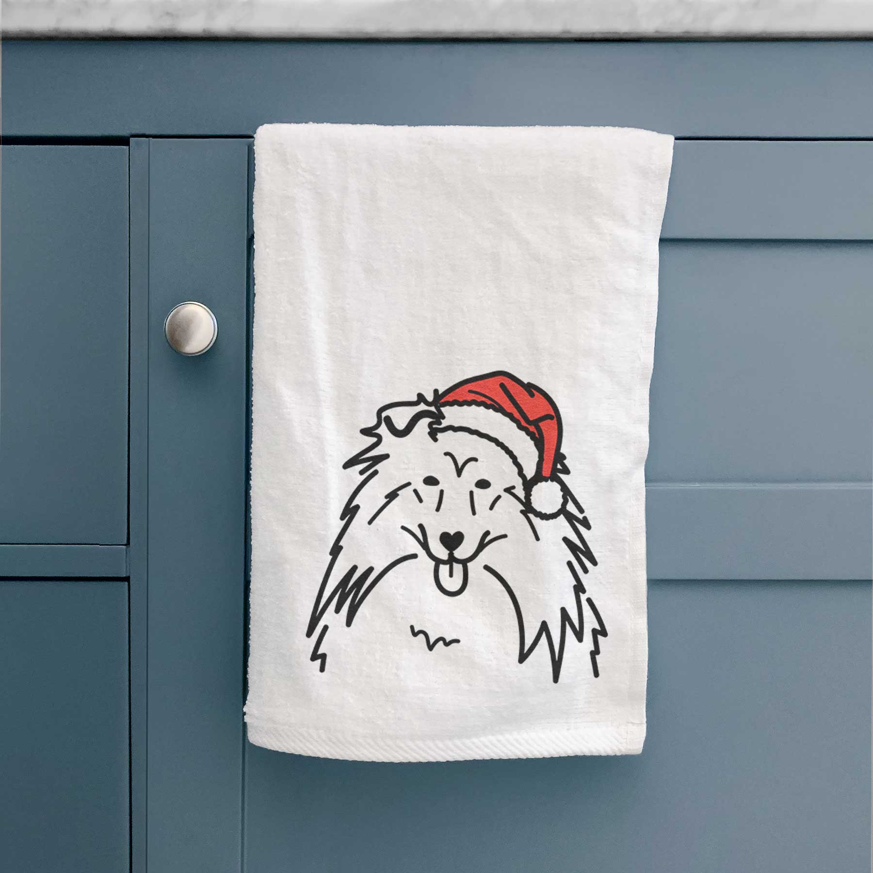 Jolly Rough Collie - Decorative Hand Towel