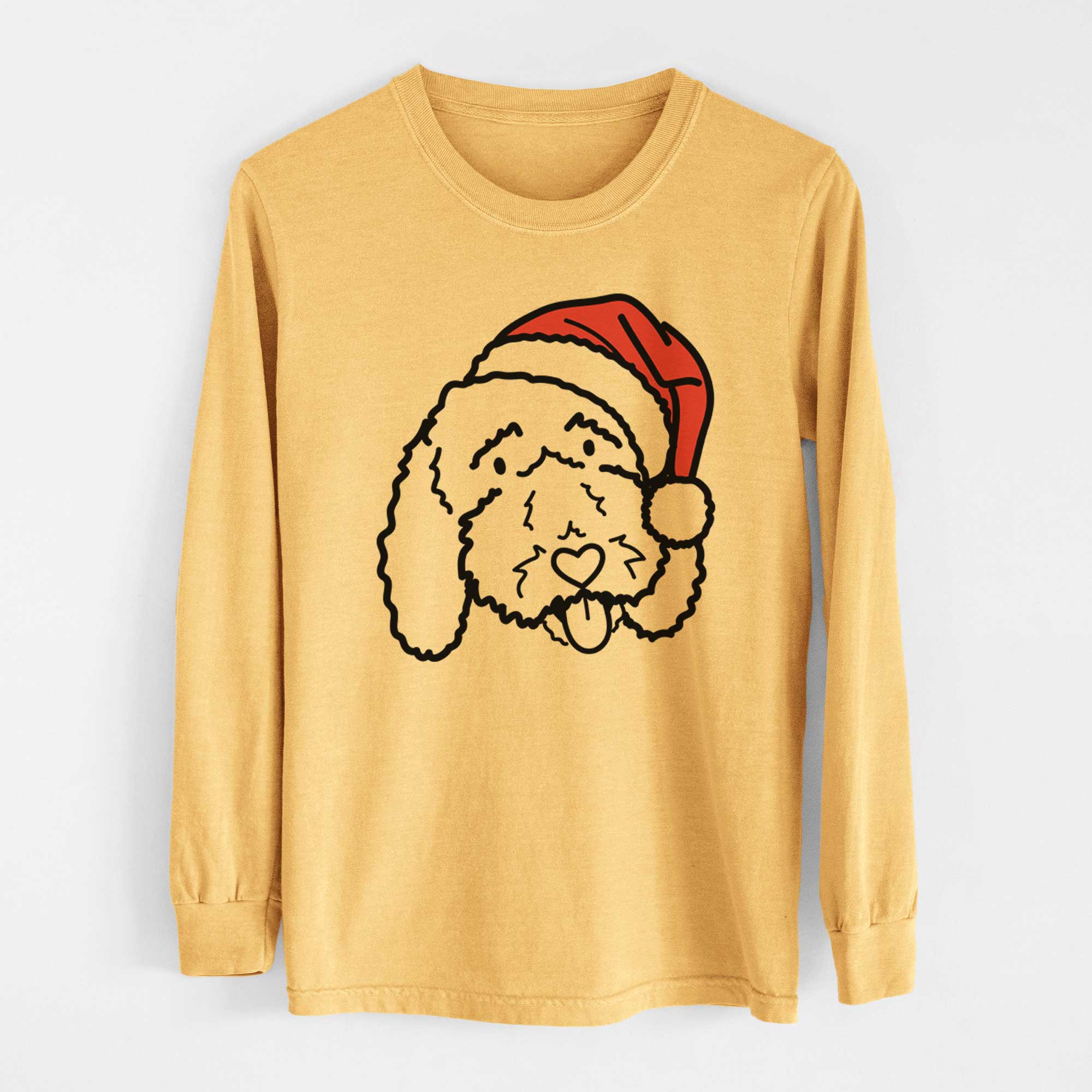 Jolly Bernedoodle - Ruby - Heavyweight 100% Cotton Long Sleeve