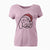 Jolly Bernedoodle - Ruby - Women's V-neck Shirt