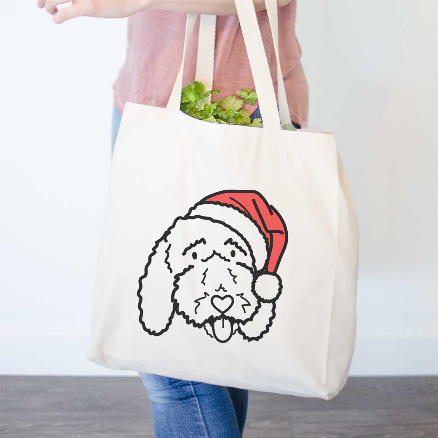 Jolly Bernedoodle - Ruby - Tote Bag