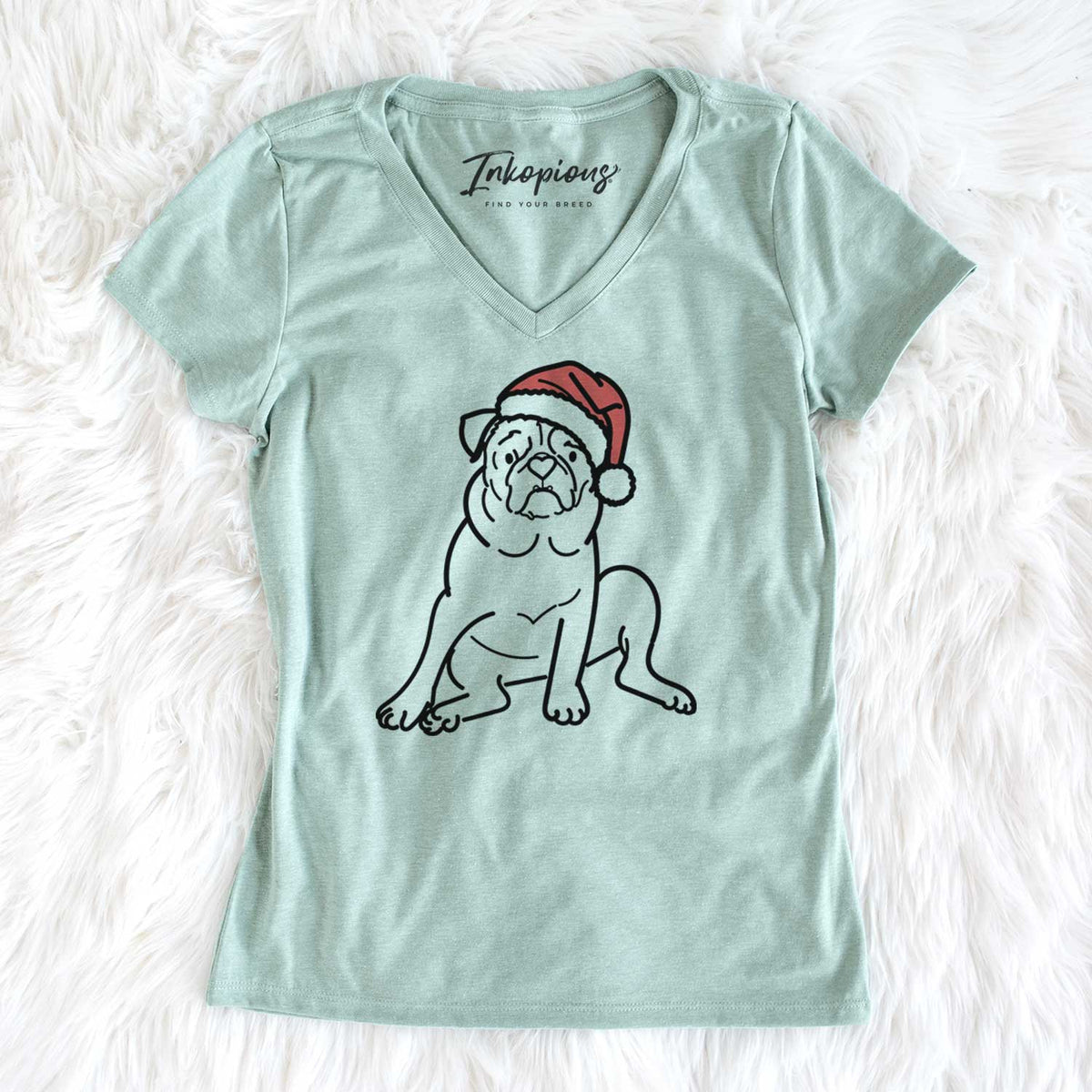 Jolly Pug - Rudy - Women&#39;s V-neck Shirt