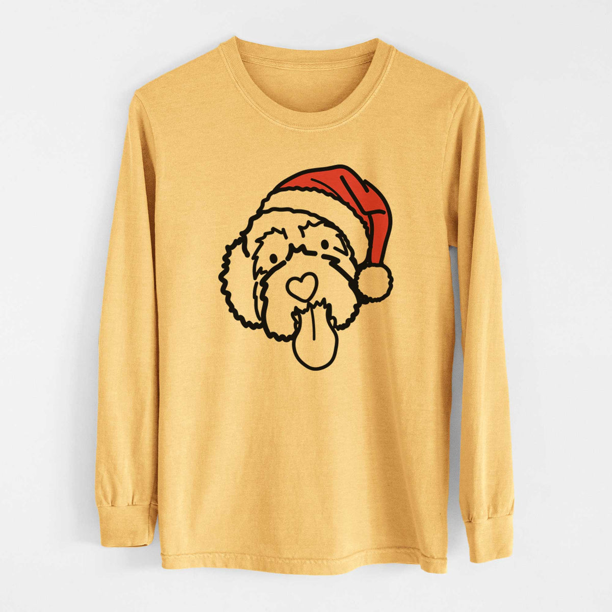 Jolly Portguese Water Dog - Sam - Heavyweight 100% Cotton Long Sleeve