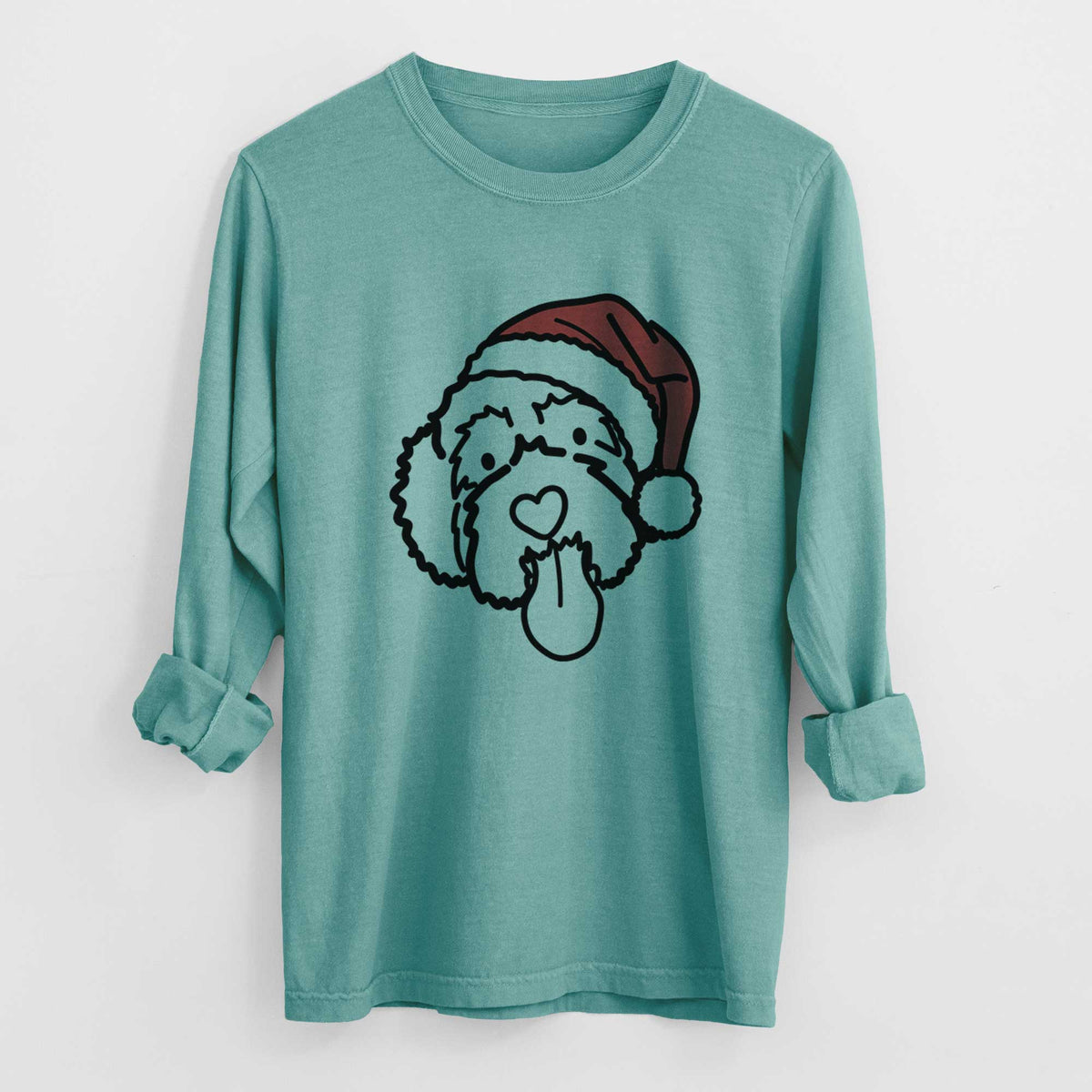 Jolly Portguese Water Dog - Sam - Heavyweight 100% Cotton Long Sleeve