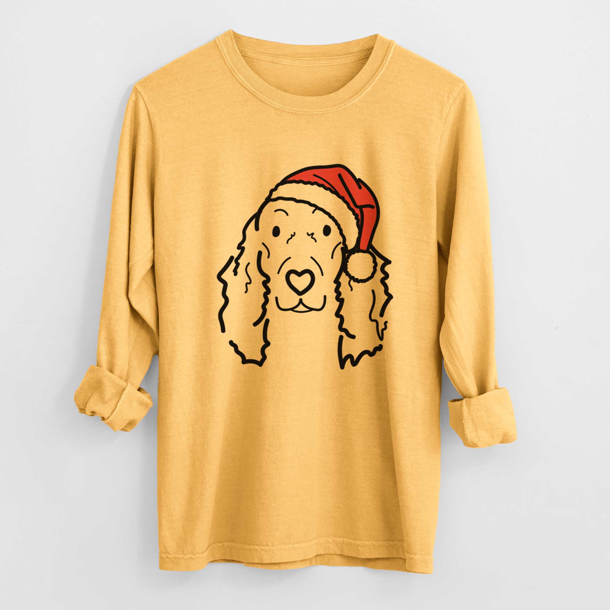 Jolly Irish Setter - Seven - Heavyweight 100% Cotton Long Sleeve