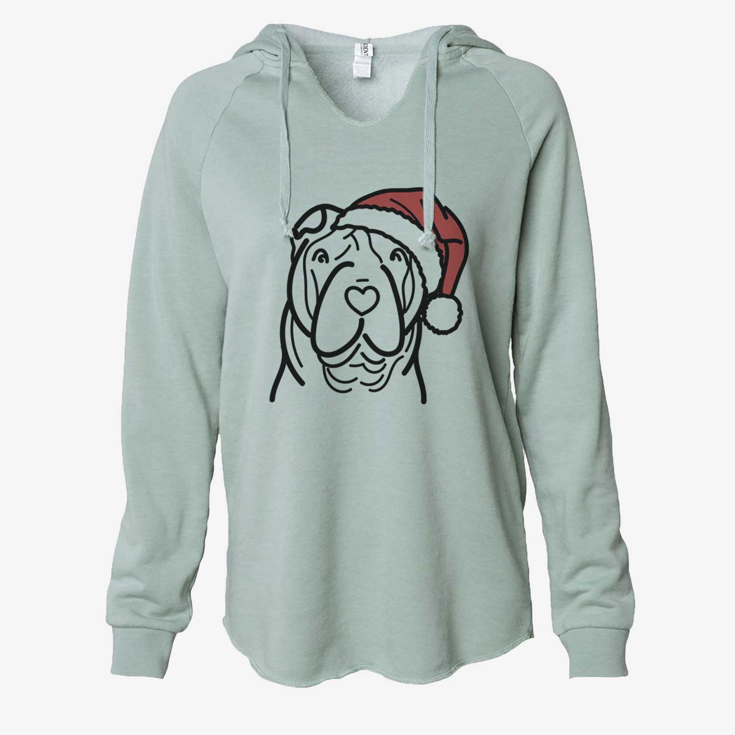 Jolly Shar Pei - Cali Wave Hooded Sweatshirt