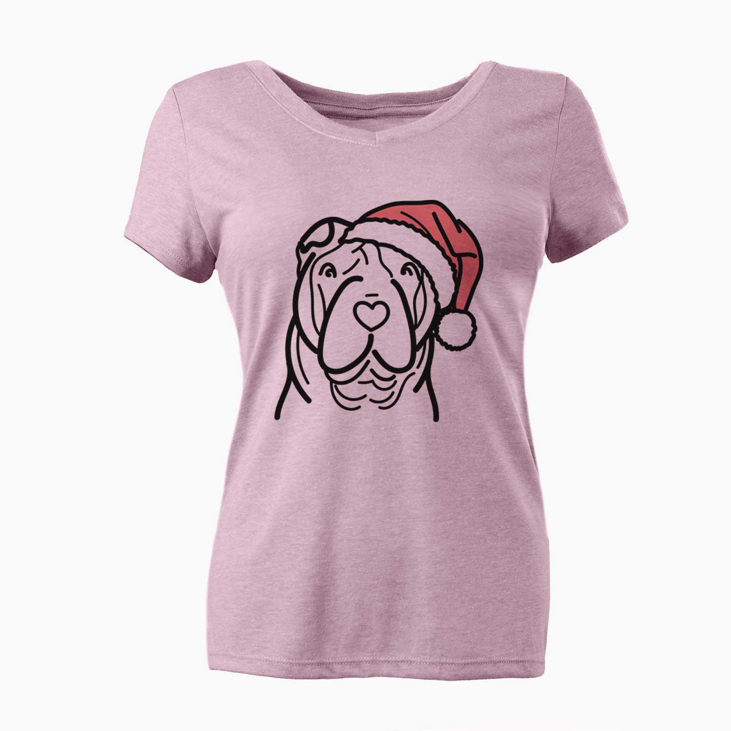 Jolly Shar Pei - Women's V-neck Shirt