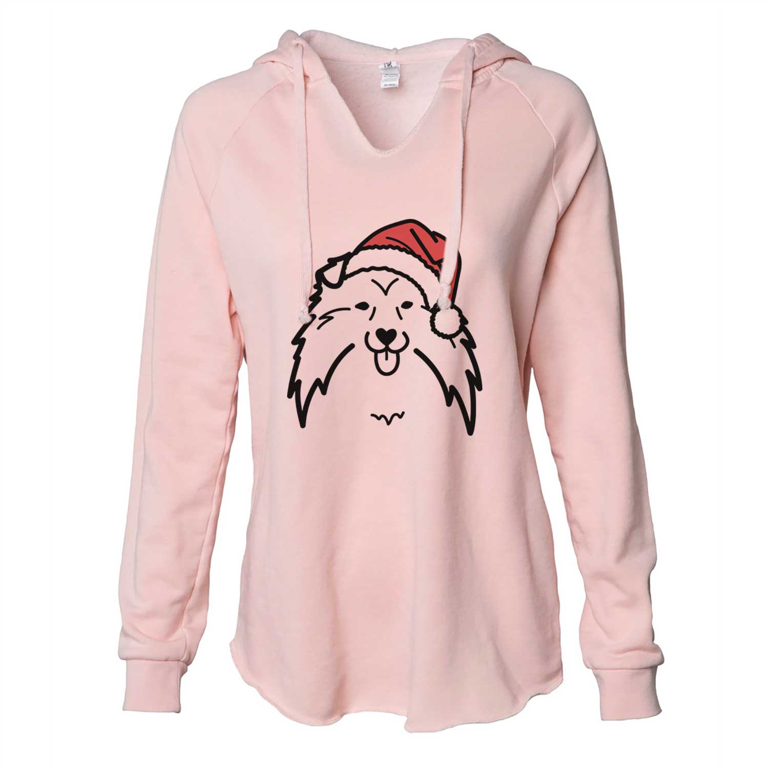 Jolly Shetland Sheepdog - Cali Wave Hooded Sweatshirt