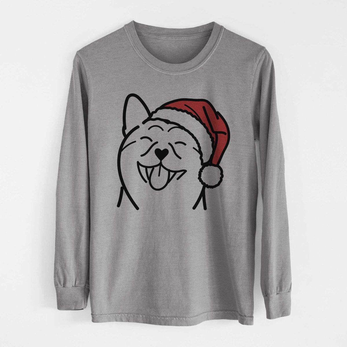 Jolly Shiba Inu - Heavyweight 100% Cotton Long Sleeve